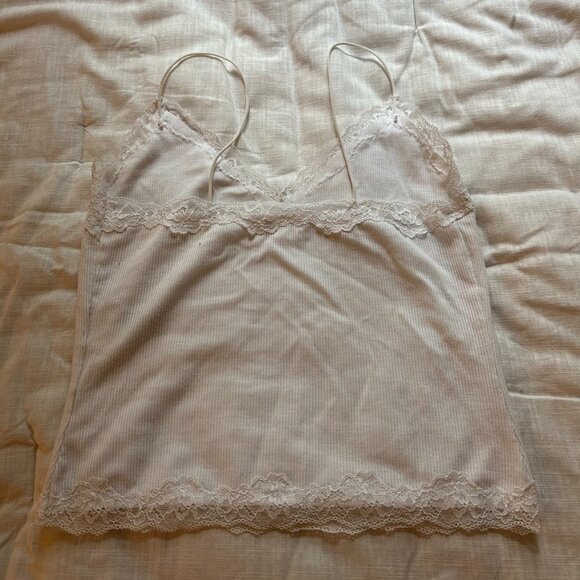 Garage Skinny Strap Lace Tank Top - Picture 3 of 4